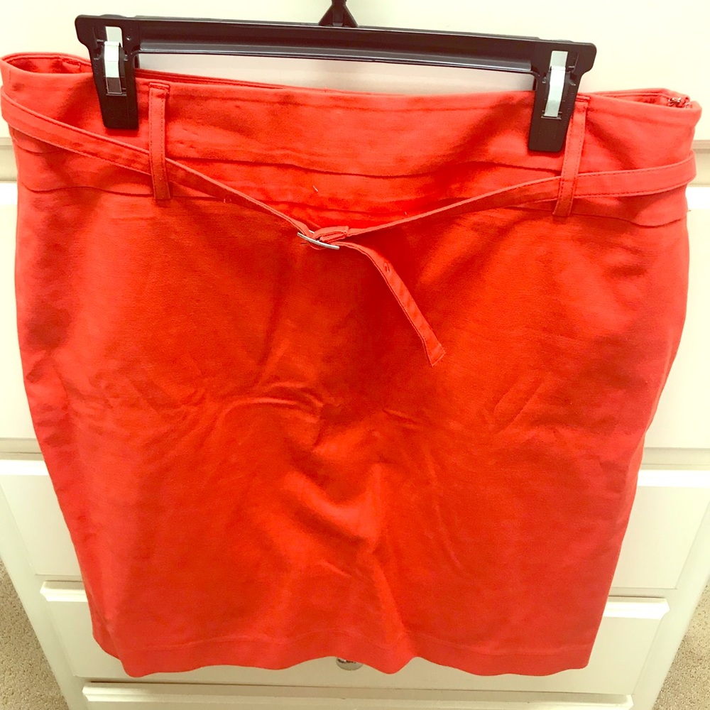 Orange skirt